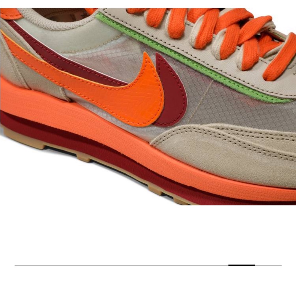 Sacai x Clot x LDWaffle ‘Net Orange Blaze’ - Picture 5 of 6